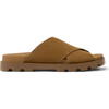 Women's Brutus Sandals Nubuck, Medium Brown - Sandals - 1 - thumbnail