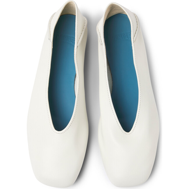Women's Casi Myra Ballerinas, White Natural - Flats - 3