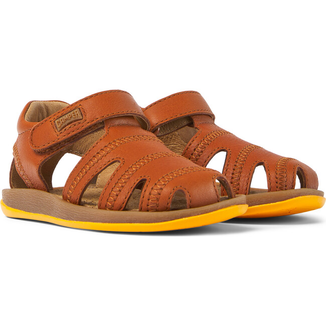 First Walkers Bicho Sandals Hook&Loop, Medium Brown - Sandals - 2