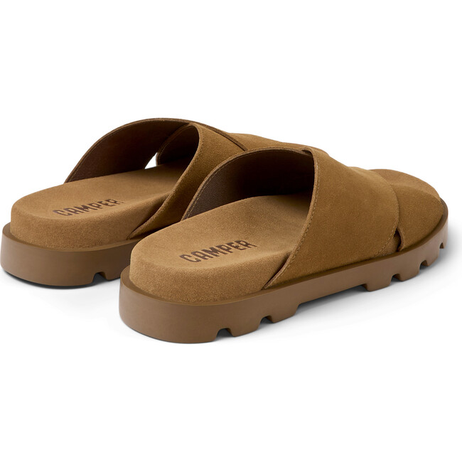 Women's Brutus Sandals Nubuck, Medium Brown - Sandals - 4
