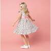 Bunny Rabbit Short Puff Sleeve Party Dress, Pink - Dresses - 4 - thumbnail