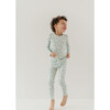 Bunny Super Soft Pajama Set, Mint - Pajamas - 3 - thumbnail