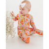 Super Soft Footie Pajama, Spring Florals - Footie Pajamas - 2