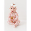 Bunny Super Soft Footie Pajama, Pink - Bodysuits - 2