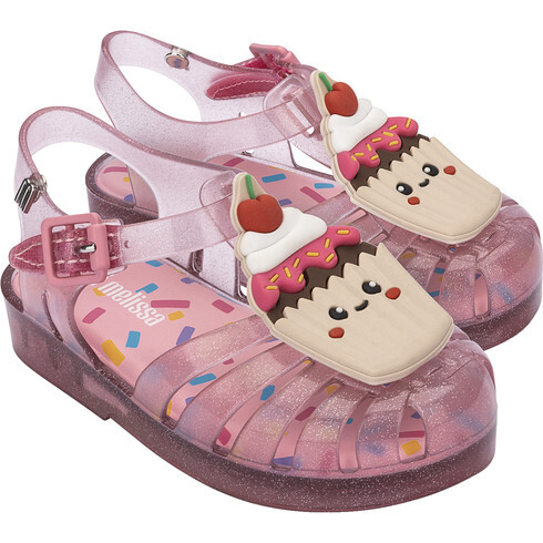 Possession Candy BB Sandal, Clear Pink & Yellow - Sandals - 1