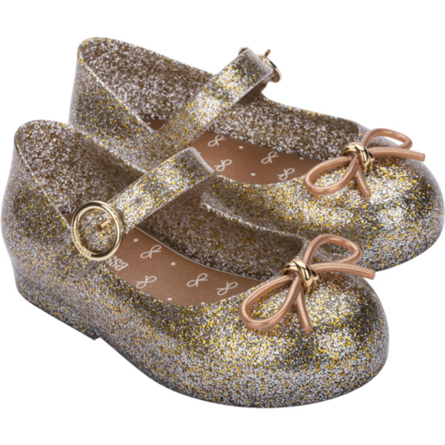 Sweet Love BB Mary Jane, Gold & Silver Glitter