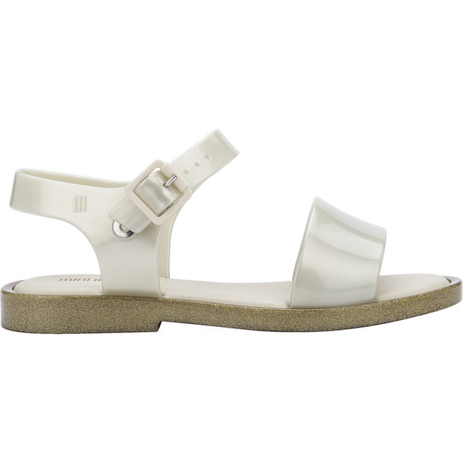 Mar Sandal Inf, White Glitter - Sandals - 2