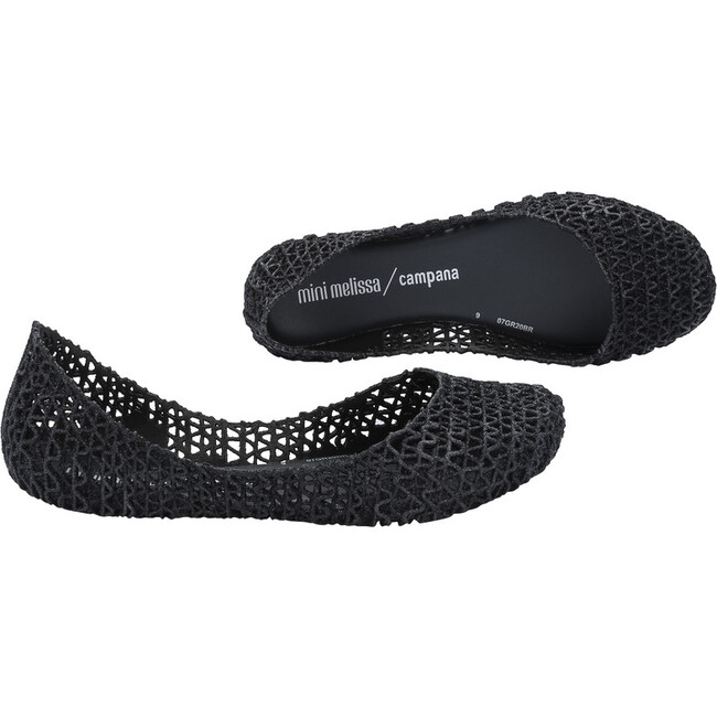 Campana Papel Inf Slip On, Black Glitter - Slip Ons - 4