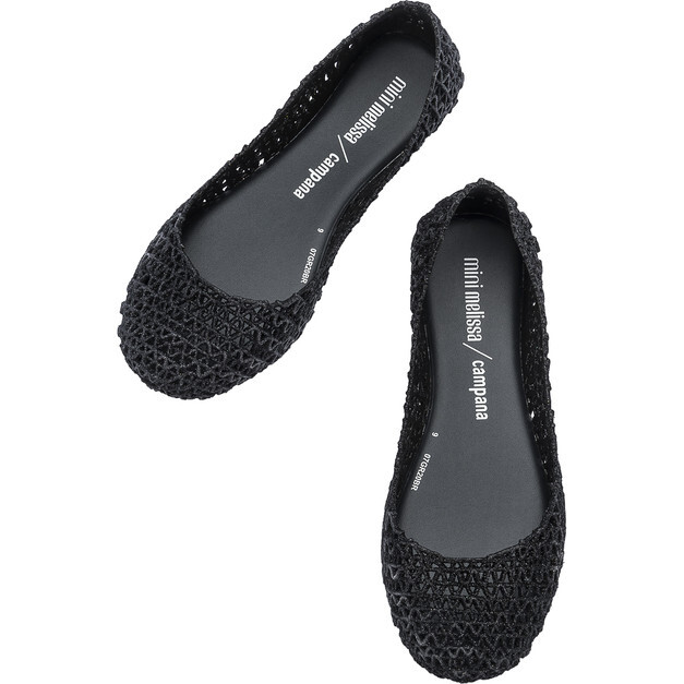 Campana Papel Inf Slip On, Black Glitter - Slip Ons - 5