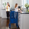 Contemporary Kitchen Helper Stool, Royal Navy - Kids Seating - 7