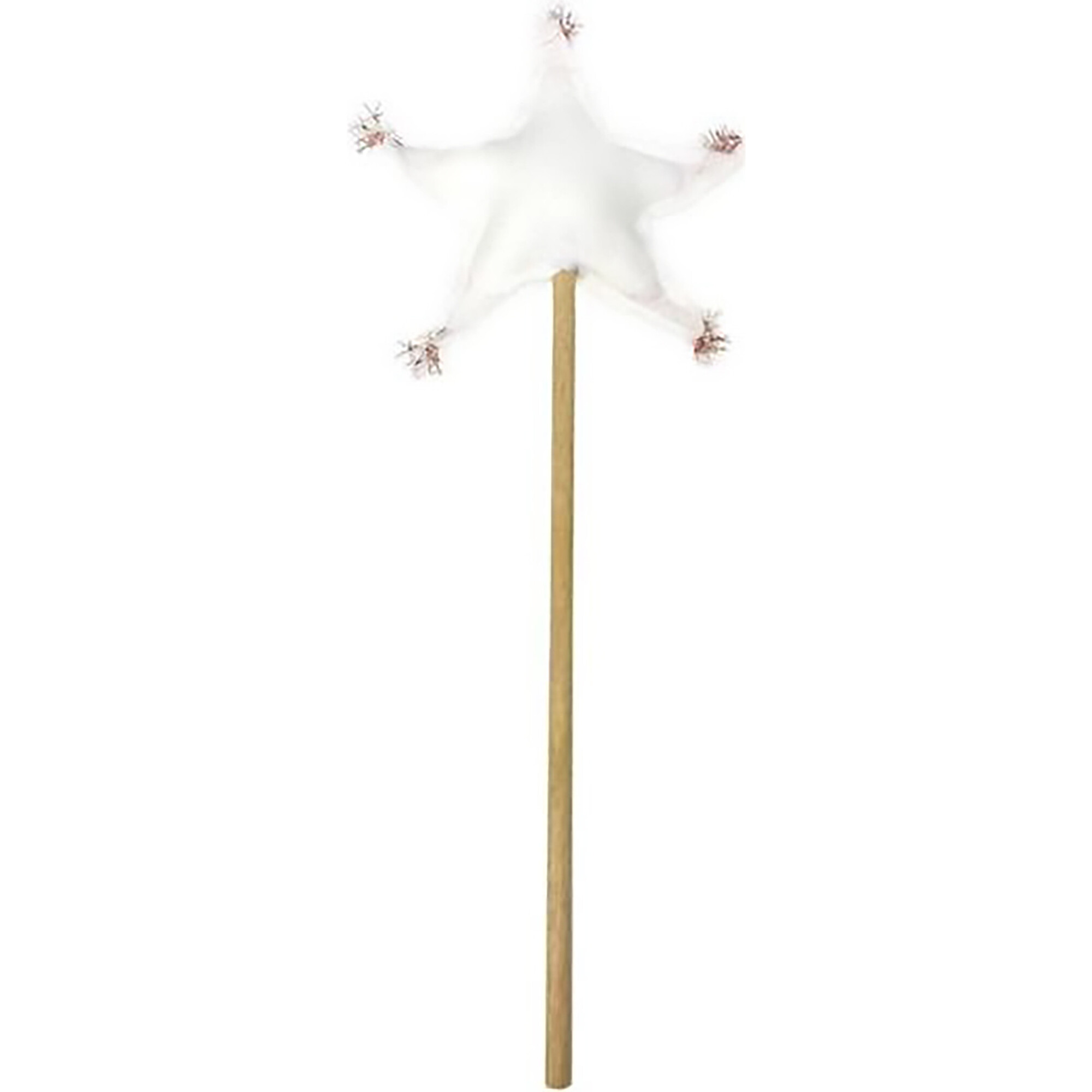 Linen Wand With Eyelash, Oyster And Pink - Costume Accessories - 1