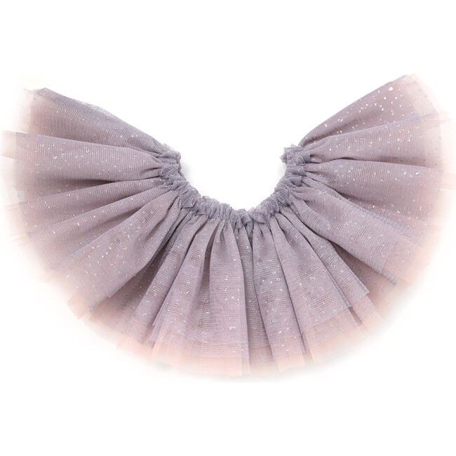 Frill Tutu Tulle Skirt, Dark Blush And Dusty Lavender - Skirts - 1