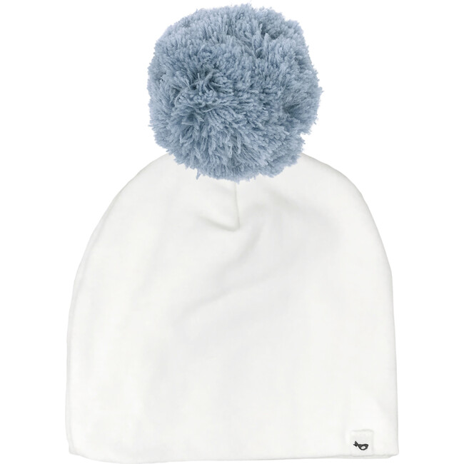 Fog Pom Fluffy Hat, Cream