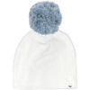 Fog Pom Fluffy Hat, Cream - Hats - 1 - thumbnail