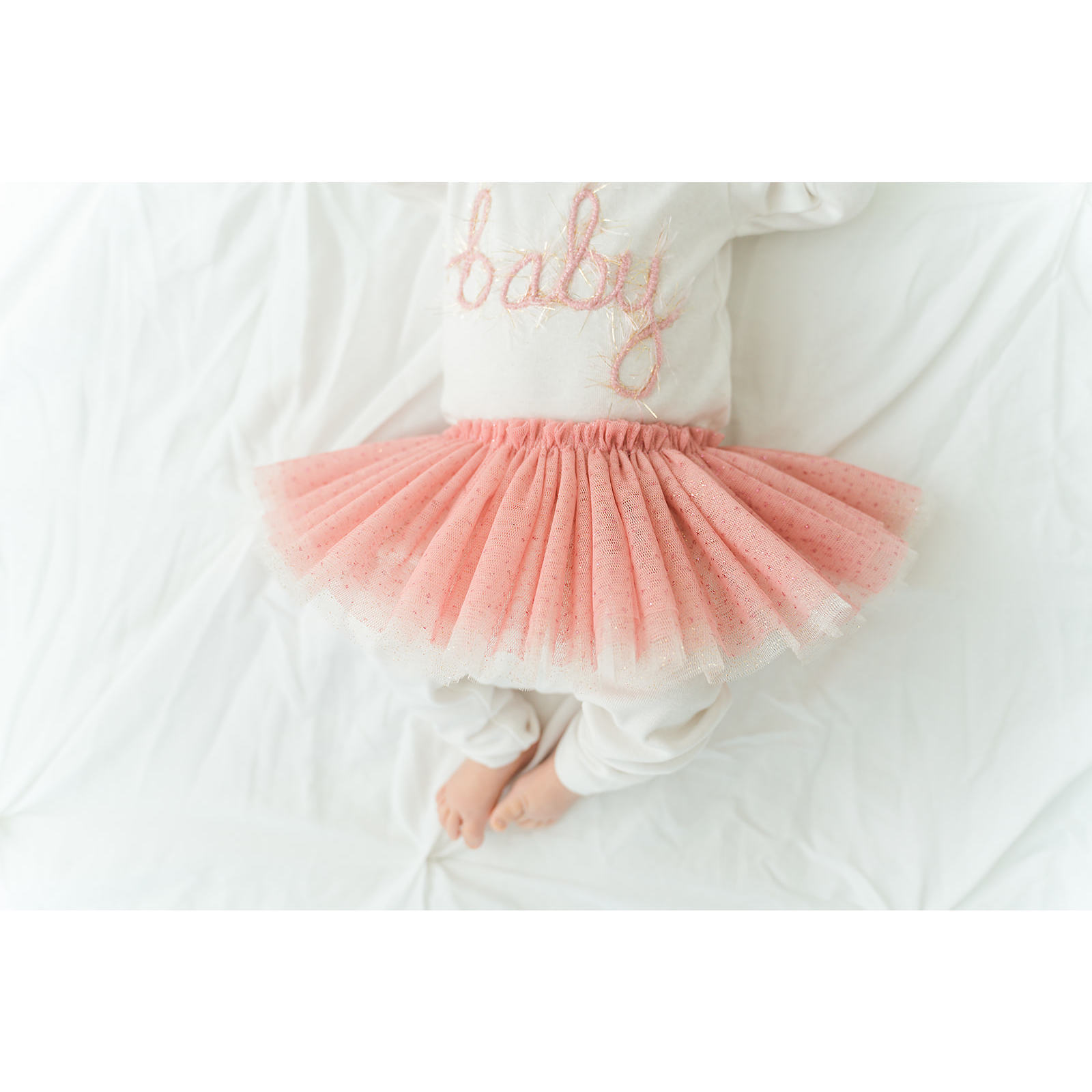 Frill Tutu Blush Glinda Tulle Skirt, Ivory - oh baby! Skirts