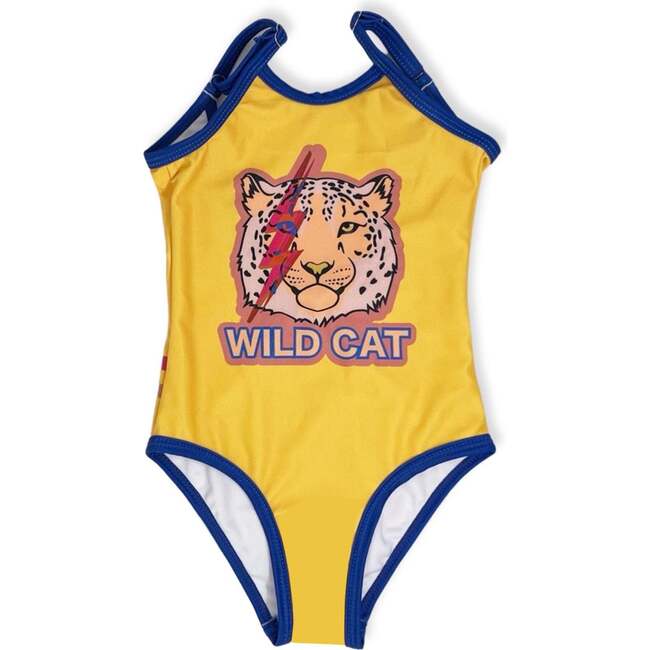 NEW Wild Cat One-Piece Swim, Multicolors