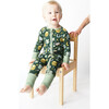 Lucky Charm St. Patricks Day Bamboo Pajama Convertible Footie Romper, Green - Bodysuits - 2 - thumbnail
