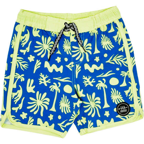 Sunny Vibes Boardshort, Blue - Swim Trunks - 1