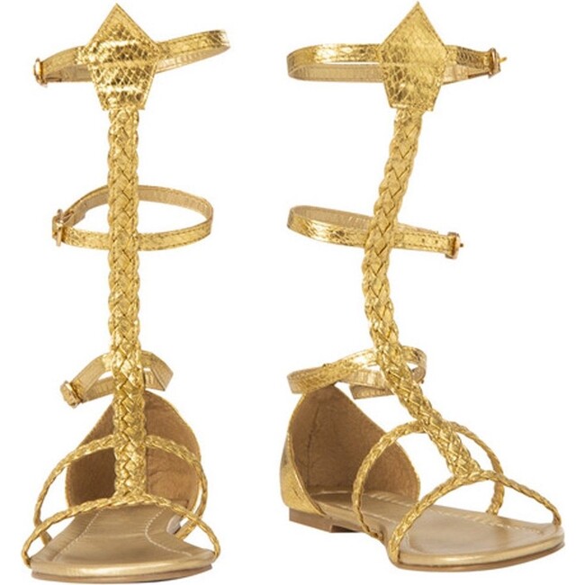 Gold Gladiator Kids Sandals
