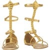 Gold Gladiator Kids Sandals - Costume Accessories - 1 - thumbnail