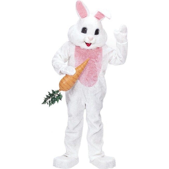 Premium White Rabbit Mascot Costume