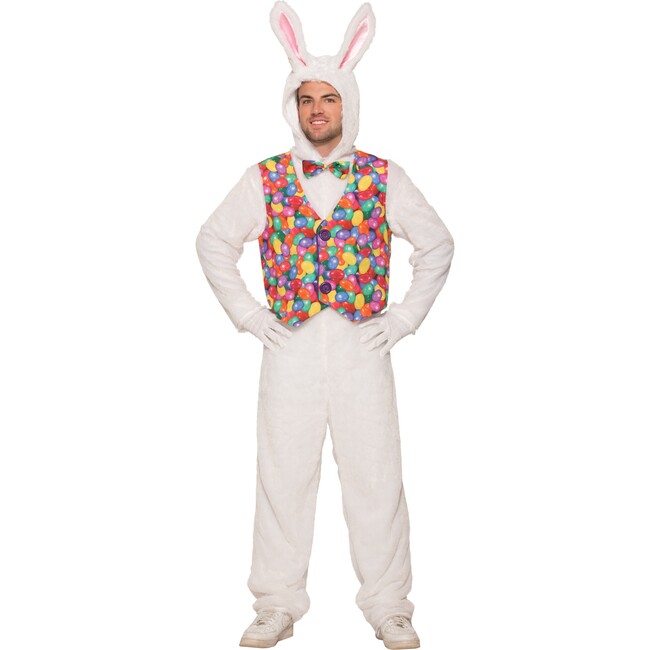 Easter Bunny Jumpsuit & Vest Costume - Costumes - 3