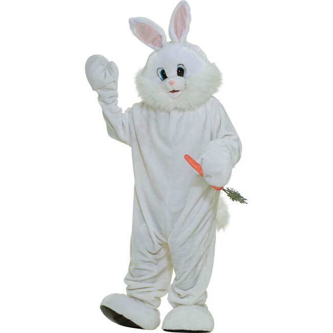White Bunny Deluxe Mascot Costume