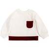 Organic Velveteen Pocket Pullover, Red - Sweatshirts - 1 - thumbnail