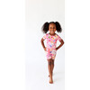 Chantria Basic Short Sleeve And Short Length Pajama, Bright Pink - Pajamas - 6