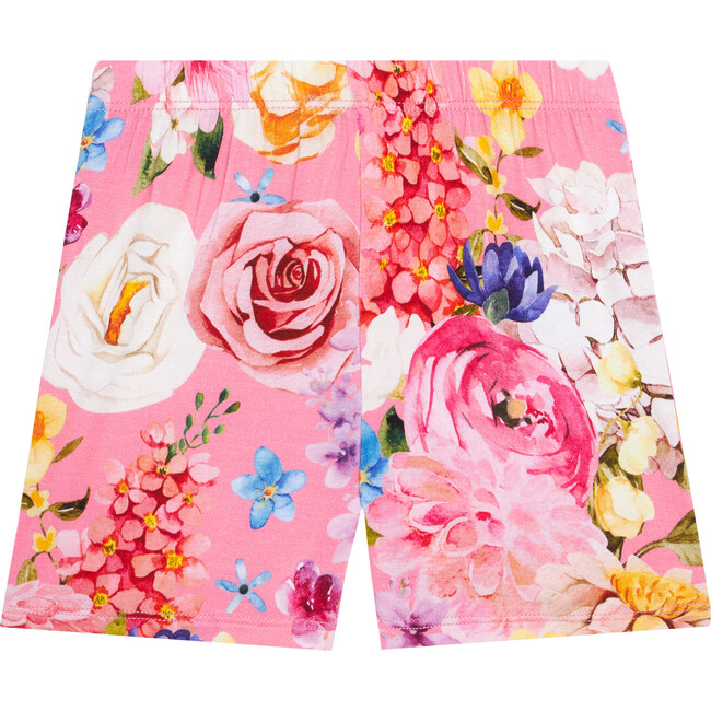 Chantria Basic Short Sleeve And Short Length Pajama, Bright Pink - Pajamas - 7