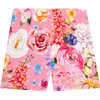 Chantria Basic Short Sleeve And Short Length Pajama, Bright Pink - Pajamas - 7