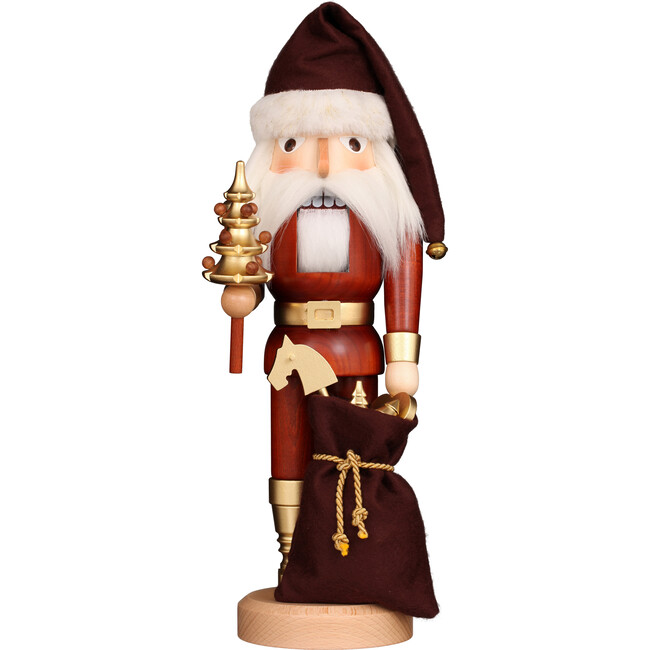 Nutcracker, Natural and Gold Santa - Nutcrackers - 1