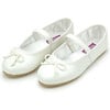 Alia Ballerina Flat, Pearl White - Flats - 1 - thumbnail