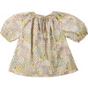 Liberty London Ikat Neats Jackie Top, Lemon - Blouses - 4
