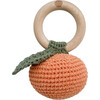 Cotton Crochet Rattle, Orange - Teethers - 1 - thumbnail