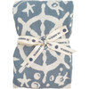 Organic Cotton Blanket, Nautical - Blankets - 1 - thumbnail