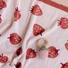 Cotton Crochet Rattle Strawberry, Pink - Teethers - 5 - thumbnail