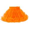 Neon Bow Tutu Skirt, Orange - Skirts - 1 - thumbnail