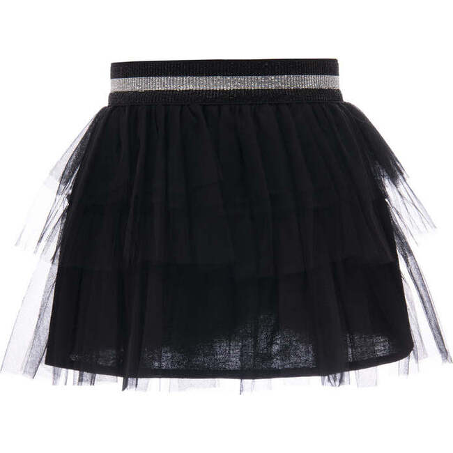 MIDI Tutu Skirt, Black - Skirts - 1