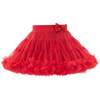 Bow Tutu Skirt, Red - Skirts - 1 - thumbnail