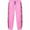 Logo Side Stripe Joggers, Pink - Sweatpants - 1 - thumbnail