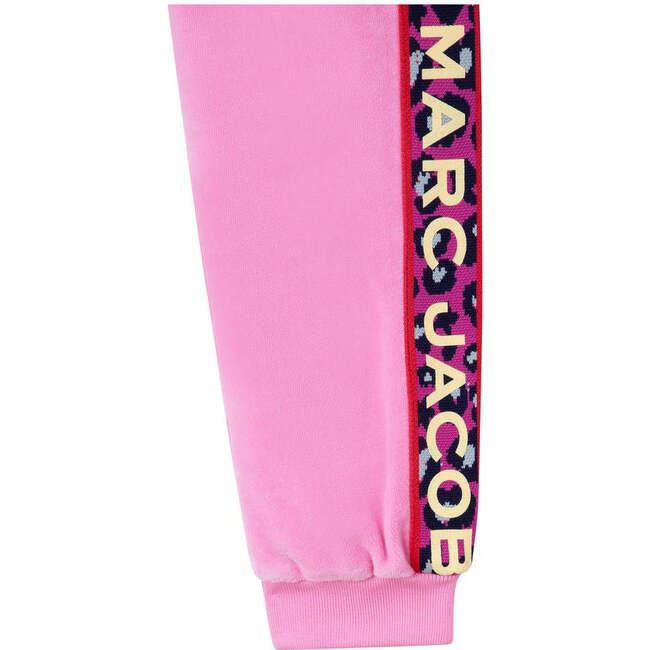 Logo Side Stripe Joggers, Pink - Sweatpants - 2