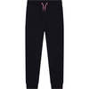 Back Logo Joggers, Navy - Sweatpants - 1 - thumbnail