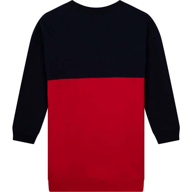 Logo Knit Sweater Dress, Red - Dresses - 3
