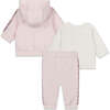 Logo Leopard Strip Tracksuit Set, Pink - Mixed Apparel Set - 5