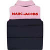 Logo Fleece Sleeveless Jacket, Pink - Jackets - 3