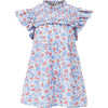 Peggy Kids Dress, Blue Floral - Dresses - 1 - thumbnail