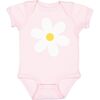 Daisy Short Sleeve Bodysuit, Light Pink - Shirts - 1 - thumbnail