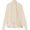 Celine Fleece Cardigan, Creme - Sweatshirts - 1 - thumbnail