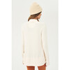 Celine Fleece Cardigan, Creme - Sweatshirts - 2